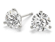  Round Diamond Studs Earrings 0.82 carat total weight